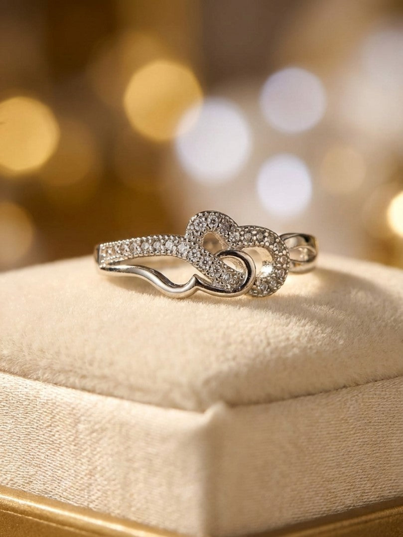Adjustable Silver Rings for Women (Random Shapes)