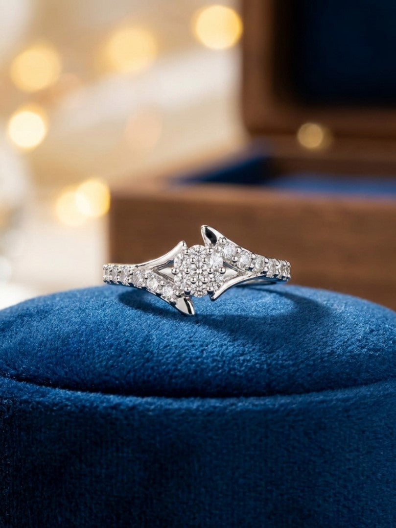 Adjustable Silver Rings for Women (Random Shapes)