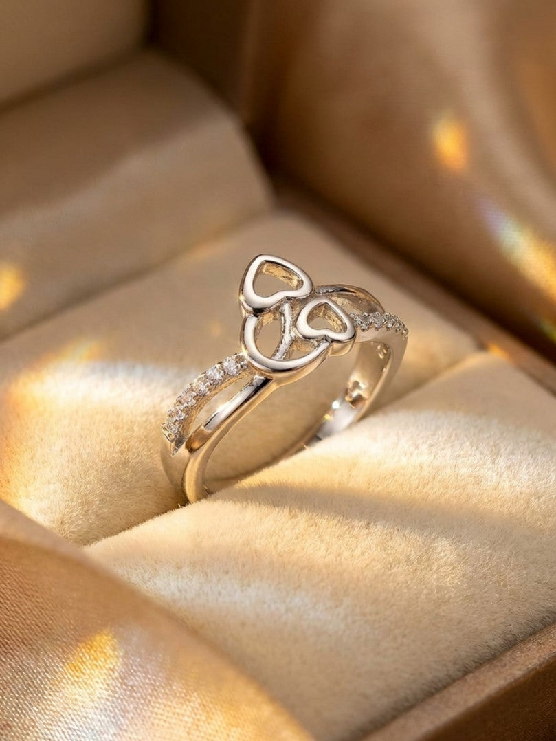 Adjustable Silver Rings for Women (Random Shapes)