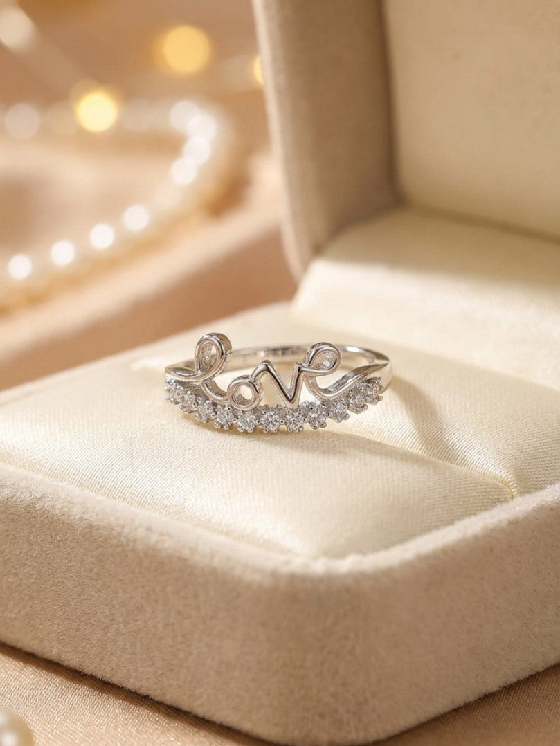 Adjustable Silver Rings for Women (Random Shapes)