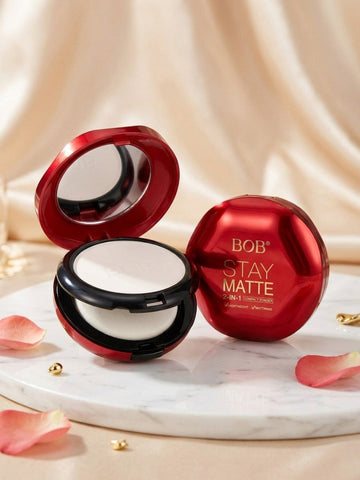 Bob Stay Matte Light Weight Mattifying Compact Powder