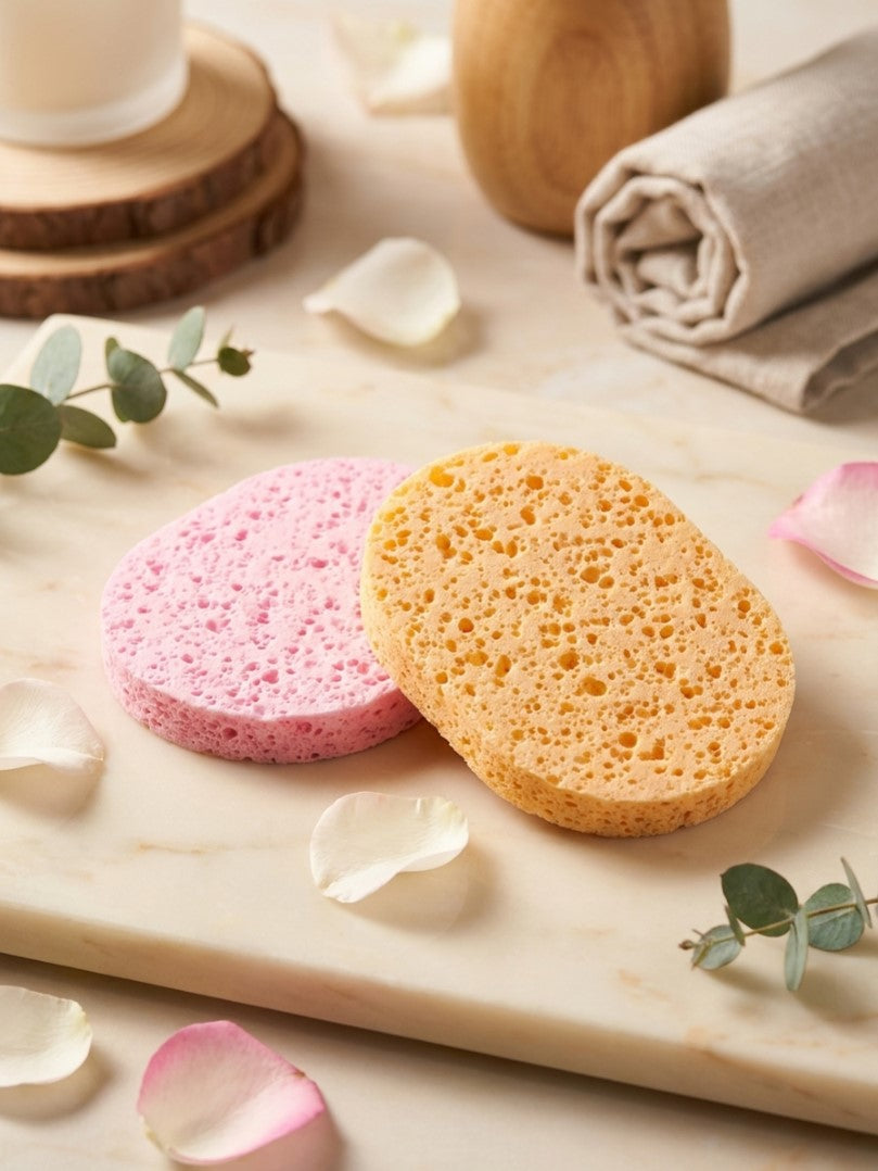Cellulose Cleansing Sponge Premium Quality (Pack of 2)