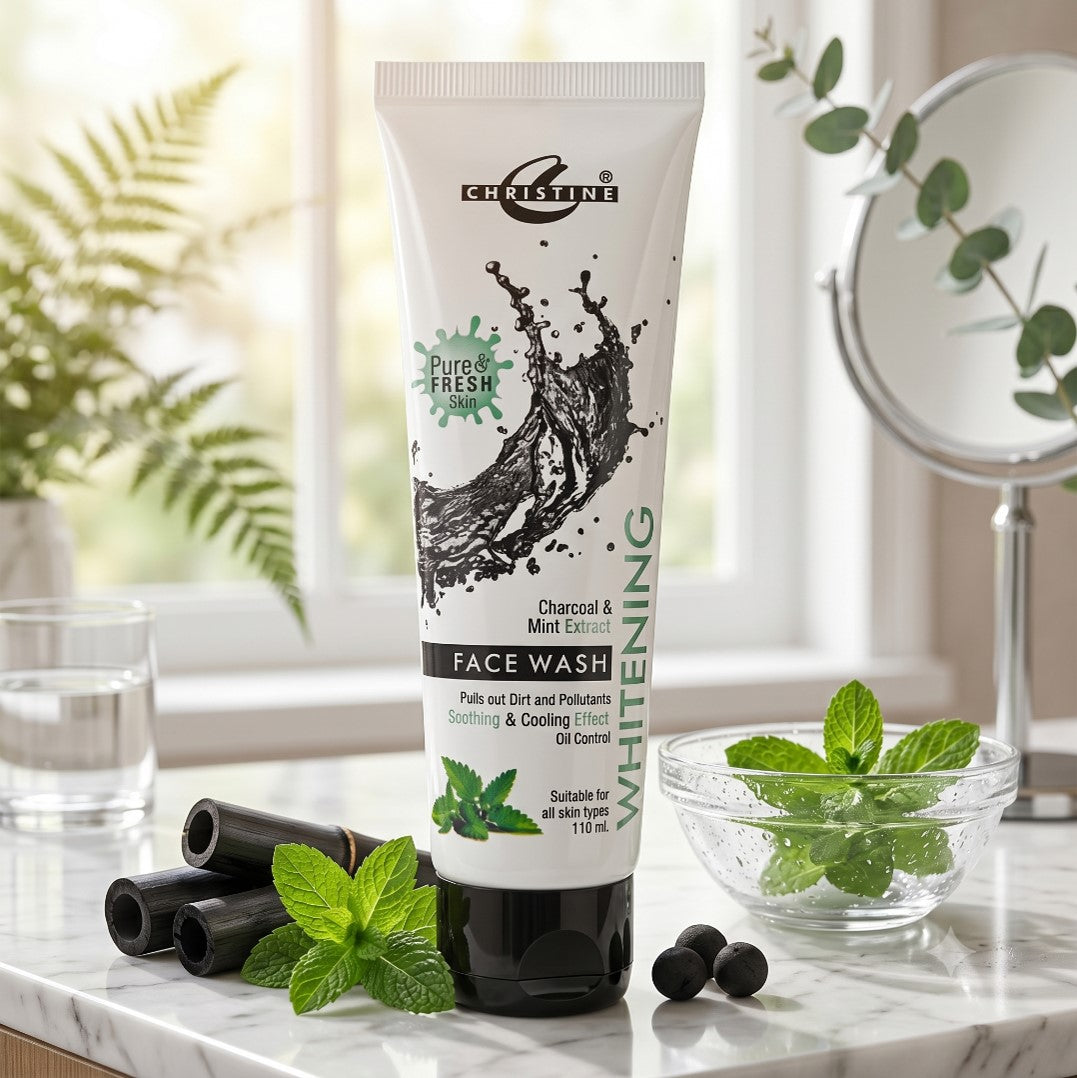 Christine Charcoal & Mint Extract Face Wash 110g