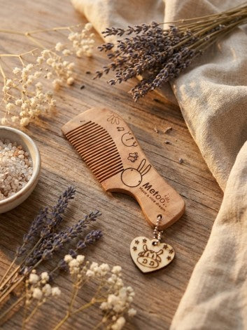 Cute Wooden Hair Comb for Hair Growth