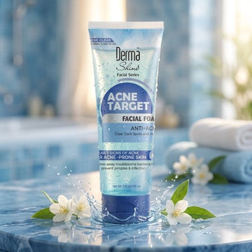 Derma Shine Acne Target Facial Foam