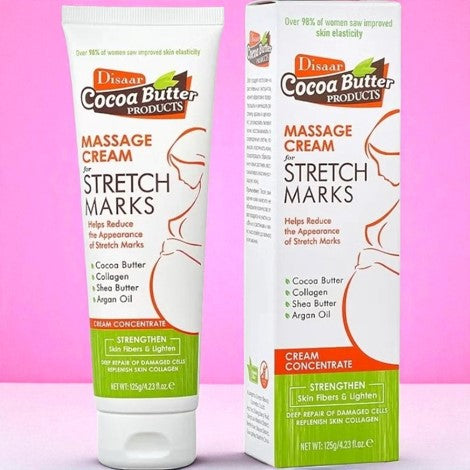 Disaar Massage Cream for Stretch Marks with Cocoa Butter 125g