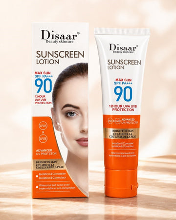 Disaar Sunscreen Lotion Max Sun SPF90+ UVA UVB 50ml