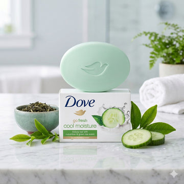 Dove Go Fresh Cool Moisture Cream Bar 106g (Imported)