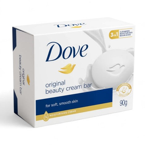 Dove Original Beauty Cream Bar for Soft Smooth Skin 90g (Imported)