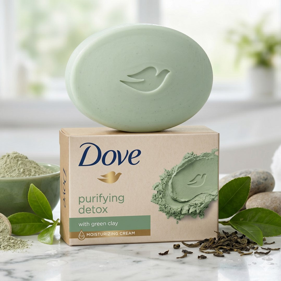 Dove Purifying Detox Cream Bar 106g (Imported)
