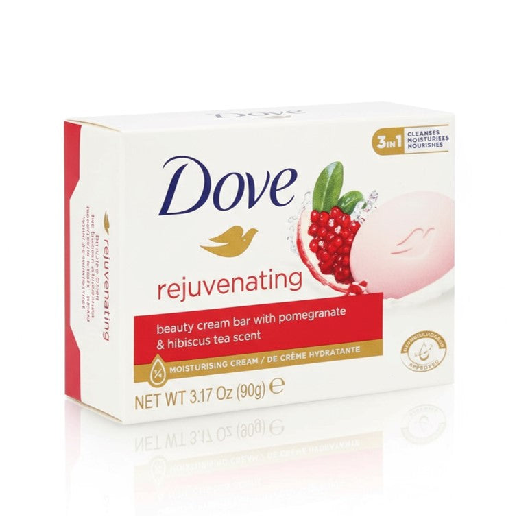 Dove Rejuvenating Beauty Cream Bar with Pomegranate & Hibiscus Tea 90g (Imported)