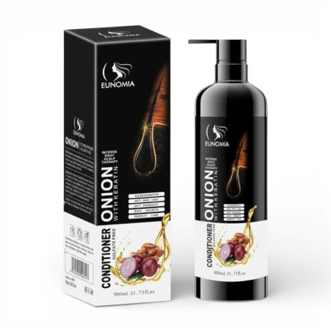 Eunomia Sulfate Free Onion with Keratin Anti Hair Loss Conditioner 900ml (XL)