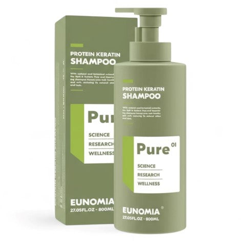 Eunomia Sulfate Free Pure Protein Keratin Shampoo 800ml (XL)