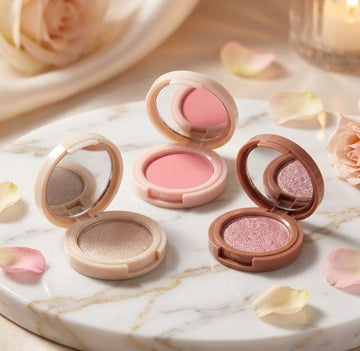 Hudamoji Blusher & Highlighter 3 In 1