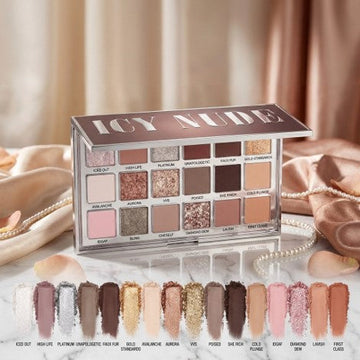 Hudamoji Icy Nude Eyeshadow Palette Premium