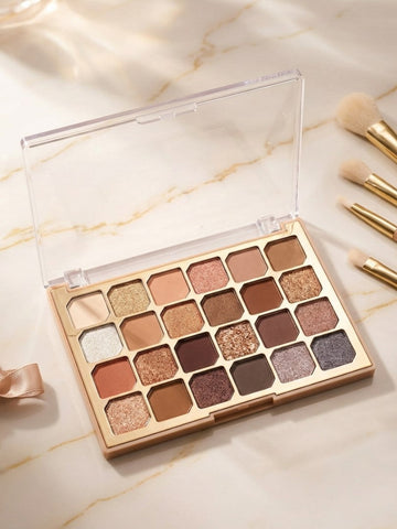 Hudamoji Matte Glitter Shimmer 24 Color Eyeshadow Palette