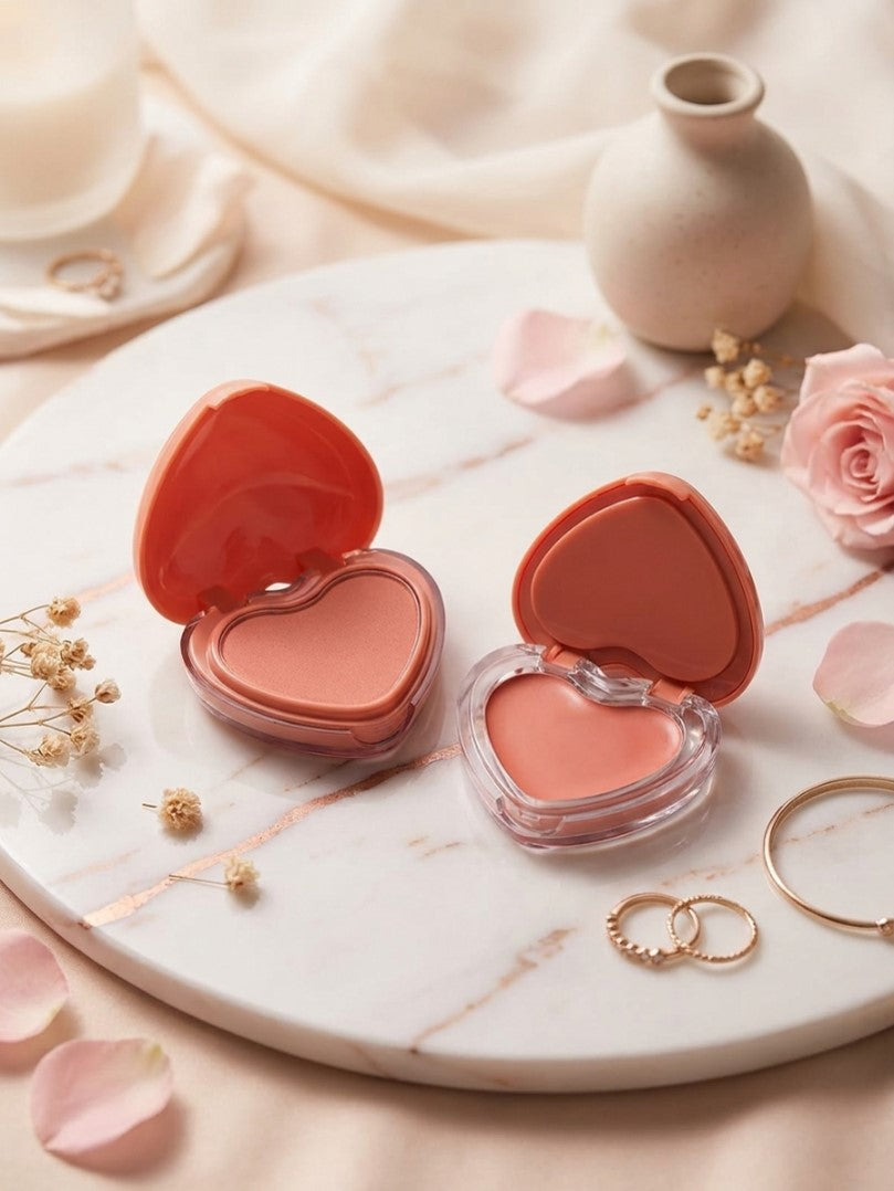 Hudamoji Blusher Cream 2 In 1 Dewy Finish