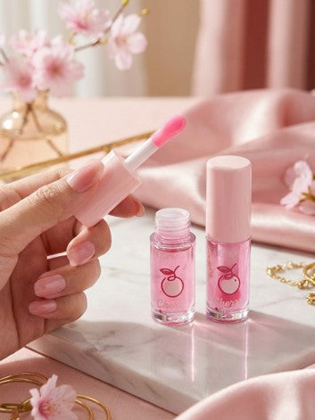 Hudamoji Cherry Lip Oil Fruity Moisturizing