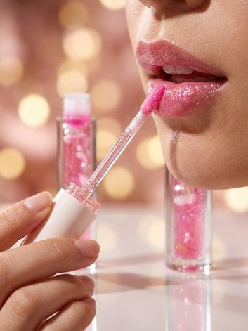 Sparkling Lip Gloss Applicator Set