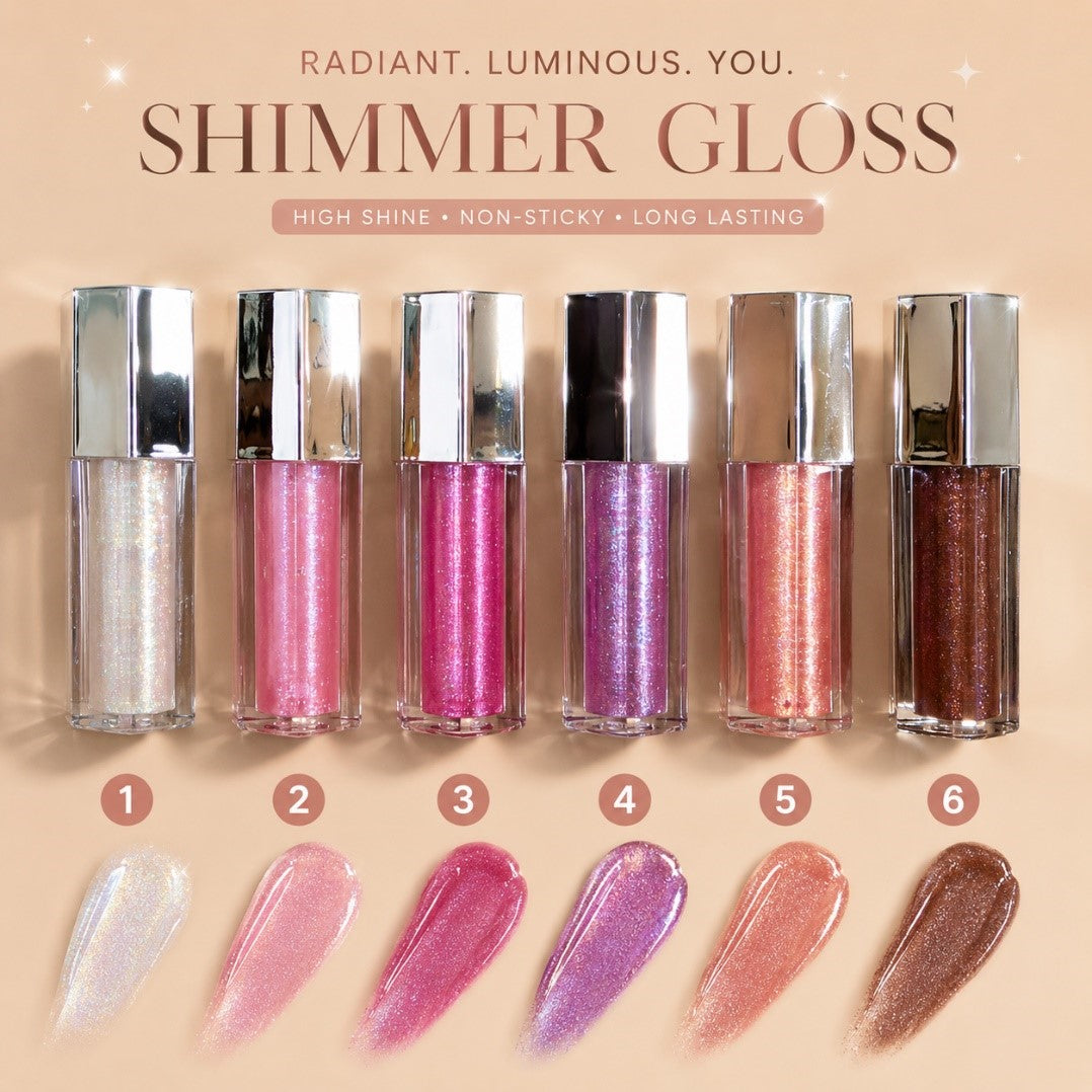 Hudamoji Shimmer Lip Gloss Long Lasting