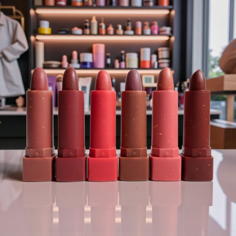 KS-One Matte Color Lipstick Red (Pack of 6)
