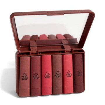 KS-One Matte Color Lipstick Red (Pack of 6)