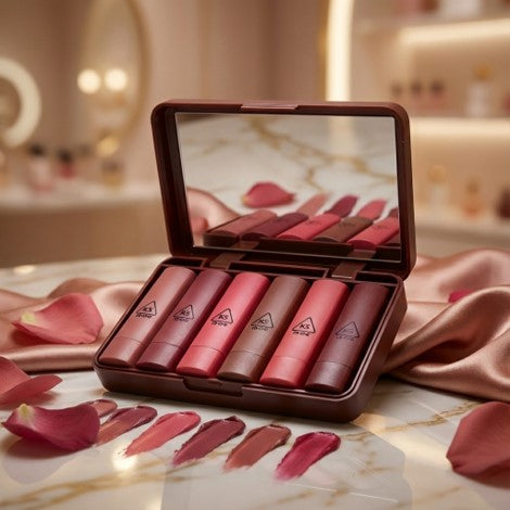 KS-One Matte Color Lipstick Red (Pack of 6)