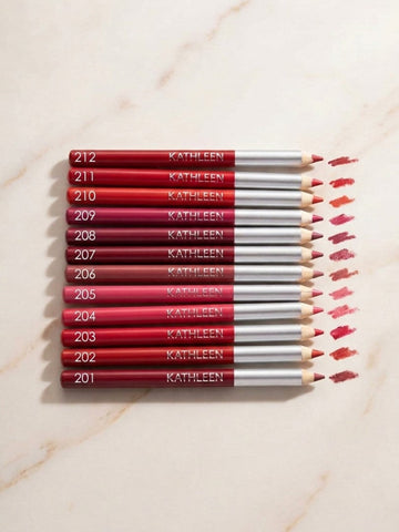 Kathleen Red Stay True Color Lipliner and Eyeliner