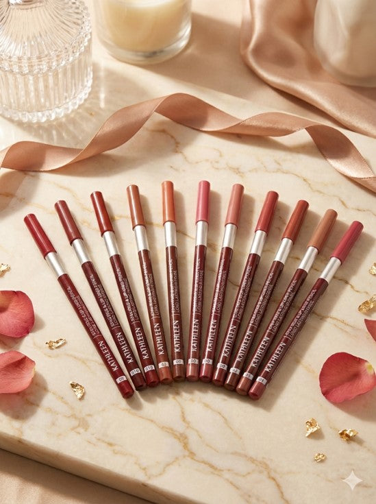 Kathleen Lipliner Pencil Long Lasting (Pack of 12)