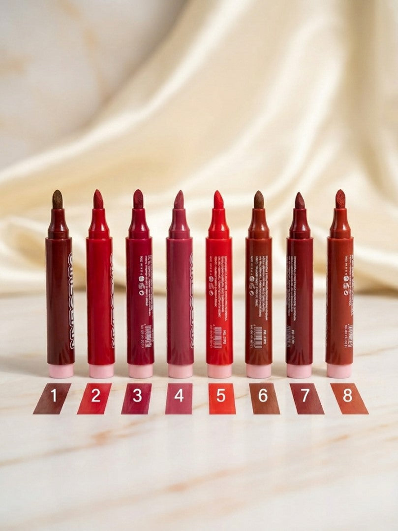 Lip Marker Stain Rich Color Smudge Proof Lightweight