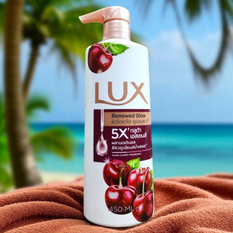 Lux Body Wash Renewed Glow Warm Cherry 450ml