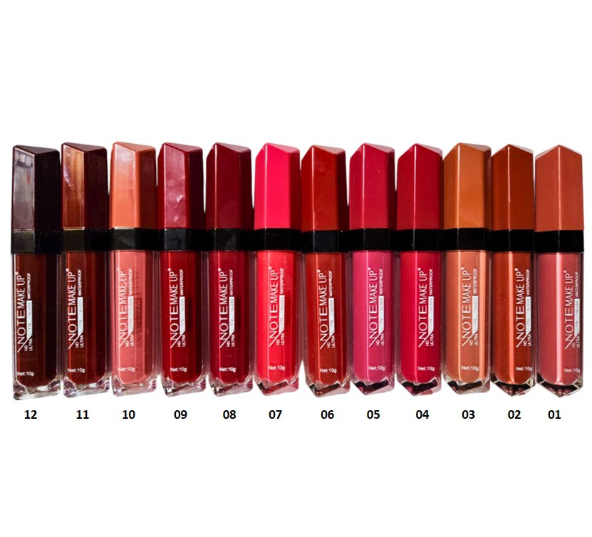 Matte Lip Gloss Ultra HD (12 Shades)
