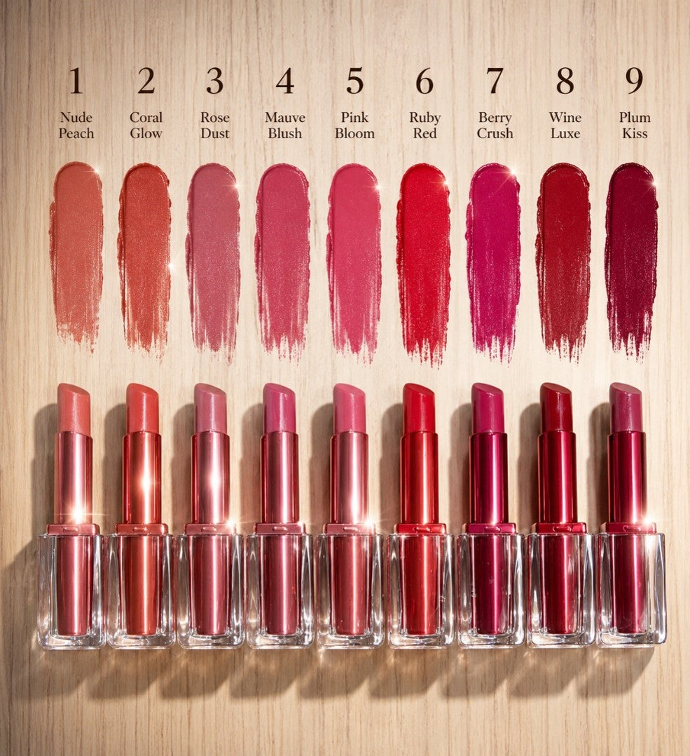 Matte Lipstick with Crystal Container