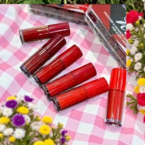 Matte Liquid Lip Gloss True Color (Pack of 6)