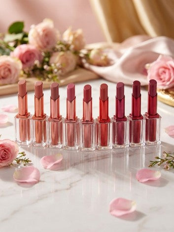 Matte Lipstick with Crystal Container