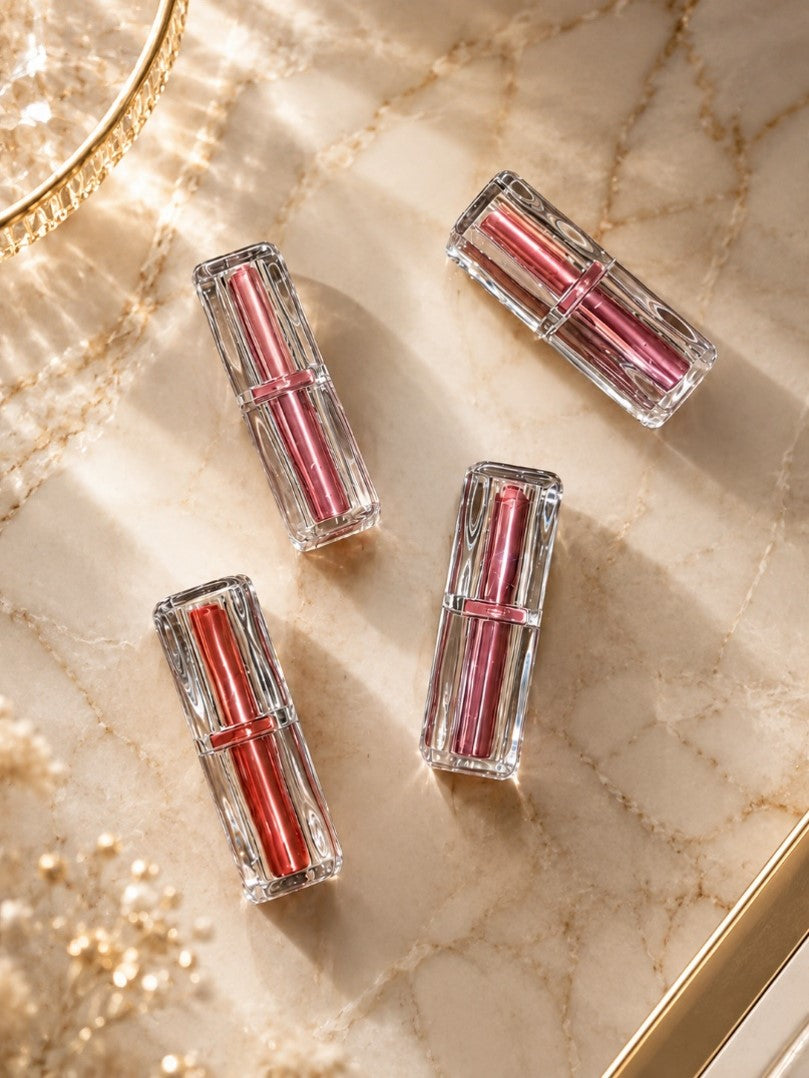 Matte Lipstick with Crystal Container