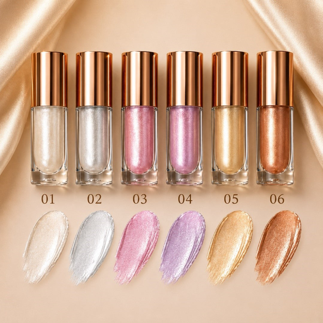 Metallic Liquid Eyeshadow High Pigment Shimmer Finish