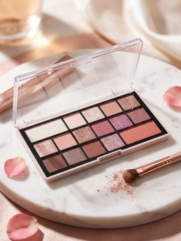 Mocallure Glamorous Eyeshadow Highlight & Blush Palette