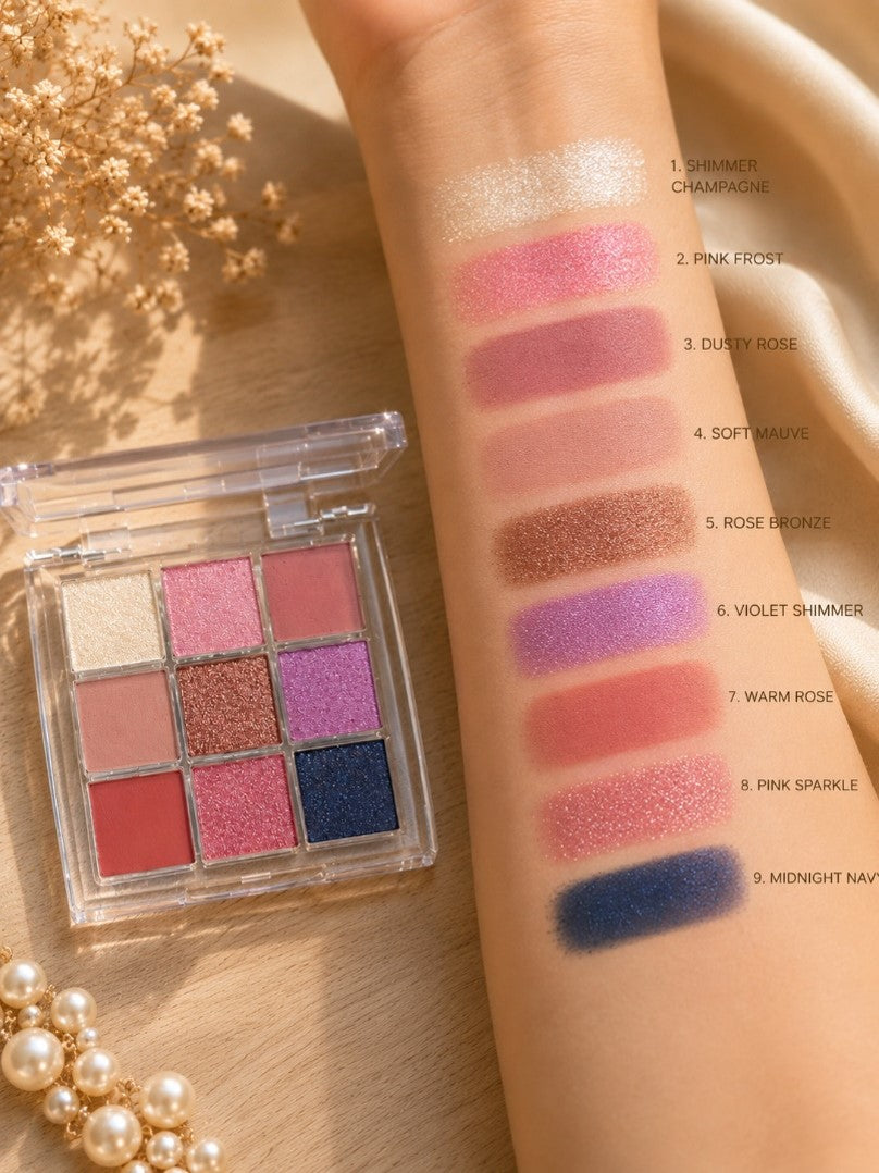 Msyaho Professional Nine Color Eyeshadow Palette