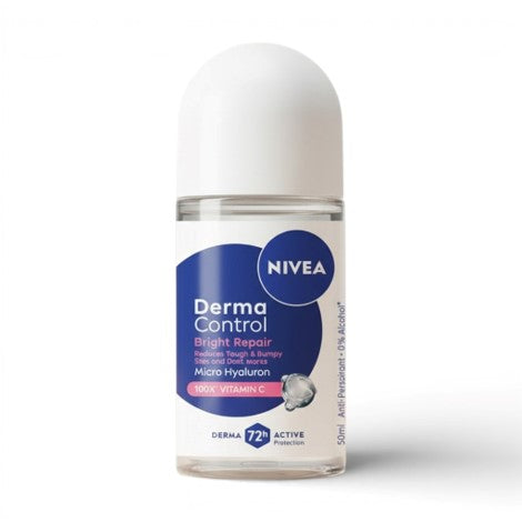 Nivea Derma Control Bright Repair Vitamin C Anti Perspirant Roll on 50ml