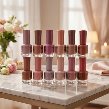 Nude Nail Polish Set (Pack of 12)
