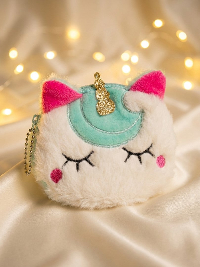 Plush Cute Cat Korean Pouch Purse Wallet