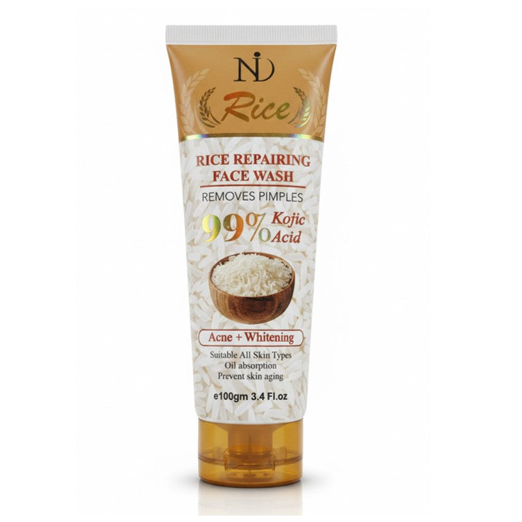Rice Repair Whitening Face Wash with Kojic Acid Anti Acne