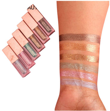 Romantic May Liquid Eyeshadow & Highlighter (Pack of 6)