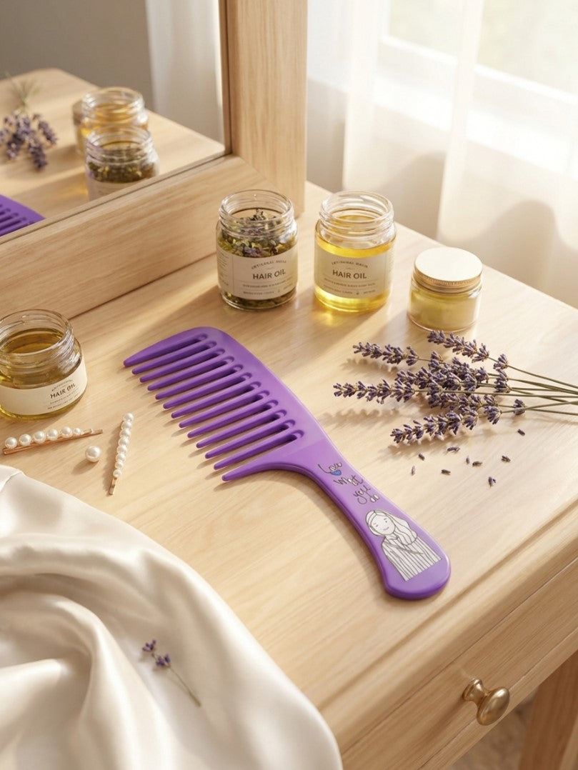 Shower & Styling Detangling Hair Comb Large