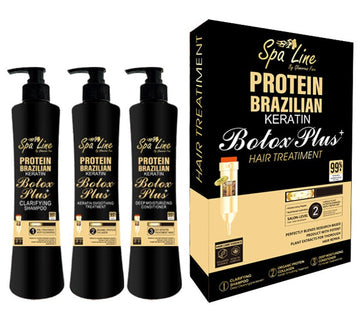 Spa Line Protein Brazilian Keratin Plus Hair Treatment