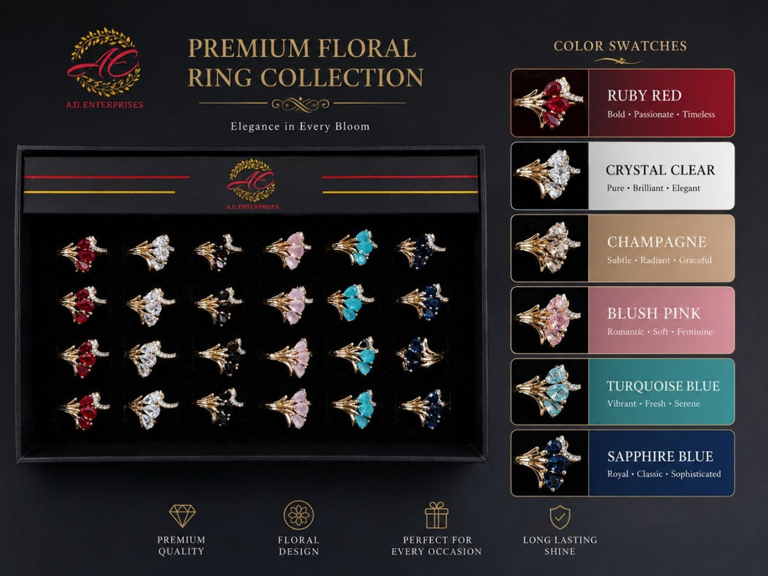 Stylish Floral Rings for Women