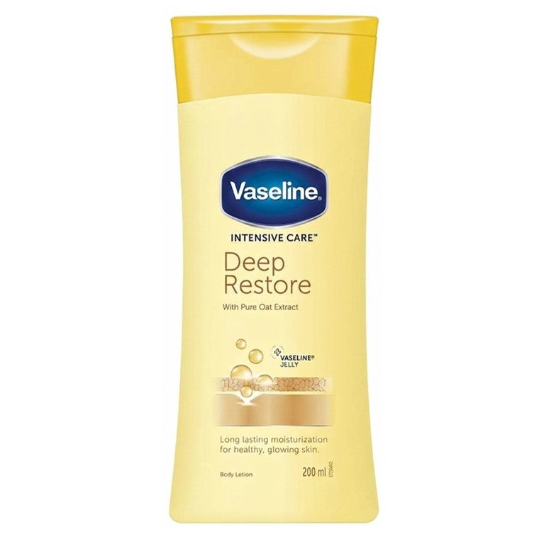Vaseline Intensive Care Body Lotion Deep Restore 200ml (Imported)