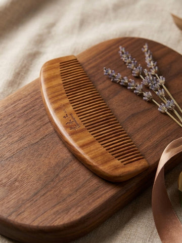 Wooden Comb for Anti Frizz & Breakage