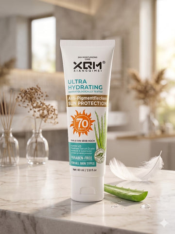 XQM Ultra Hydrating Anti Pigment Sun Protection SPF70+ UVA UVB